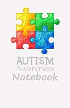 Autism Awareness Notebook in White