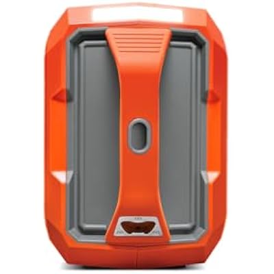 ECOXGEAR Defender: Outdoor Portable Bluetooth Speaker, 121dB Massive Sound, Waterproof and Drop Proof, with LED Party Lights, Pair up to 100, 25+ Hours Playtime (Blaze Orange)