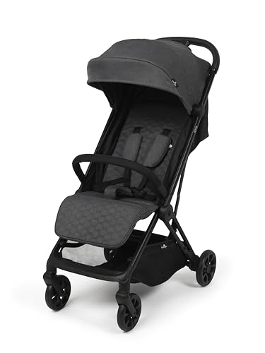 Babylo Spire Auto One-Hand Fold Compact Stroller, Birth to 22kg (Approx. 4yrs), Shadow Grey