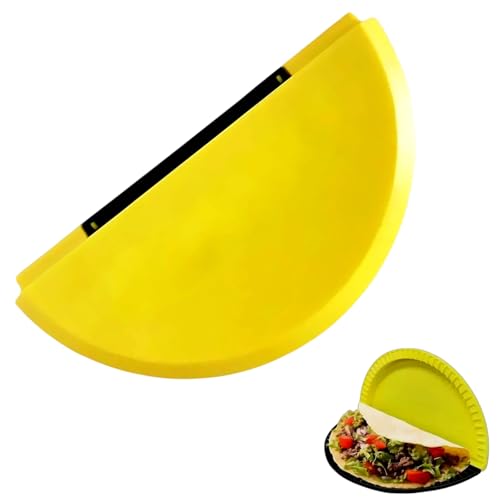 Tortilla Crimper & Quesadilla Maker Kit, 7.8-Inch Sandwich Sealer for Empanadas, Samosas, Hand Pies, BPA-Free Plastic Snack Press Tool for Air Fryer/Oven Cooking (1)