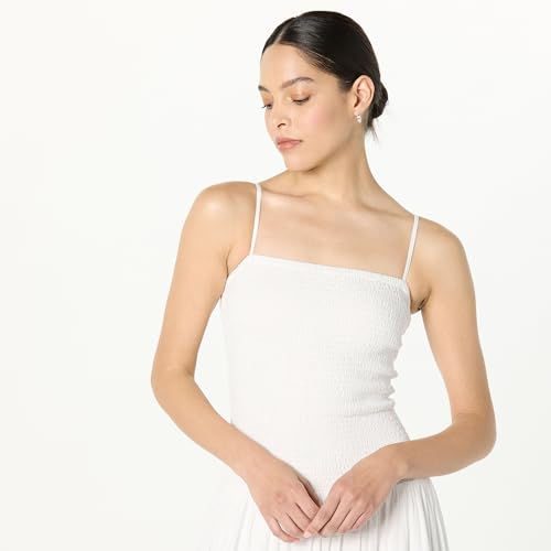 Image of The Drop Womens Florencia Smocked Bodice Linen Maxi Dress