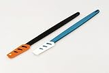 Original Tupperware TUPPERWARE Griffbereit Kleiner Top-Schaber schwarz-orange + blau