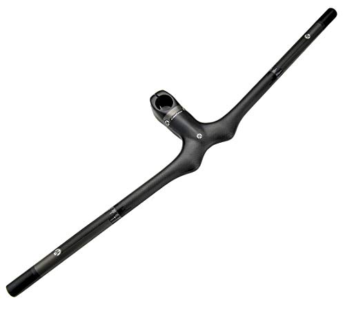OUYA Manillar Integrado MTB Manillar de Bicicleta Bicicletas de montaña Manillar de Carbono Mate 3K Manillar Plano MTB,720mm*100mm