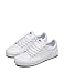Vans Men's Seldan Shoe | Retro Tennis Inspired Sneakers for Fashion, Work & Everyday Wear, Tumble White/White, 10.5