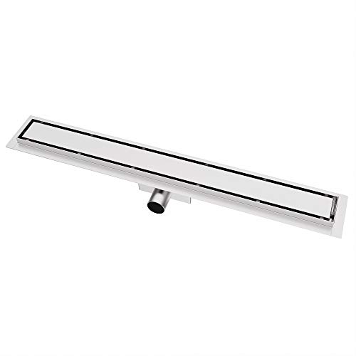 Filtro quadrato per scarico a pavimento, in acciaio inox, quadrato, per bagno, doccia, lavello, filtro per capelli, 15 cm (9,8 cm