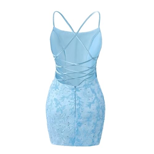 Lace Homecoming Dresses for Teens Tight Floral Short Prom Dress 2024 Cocktail Party Dresses3