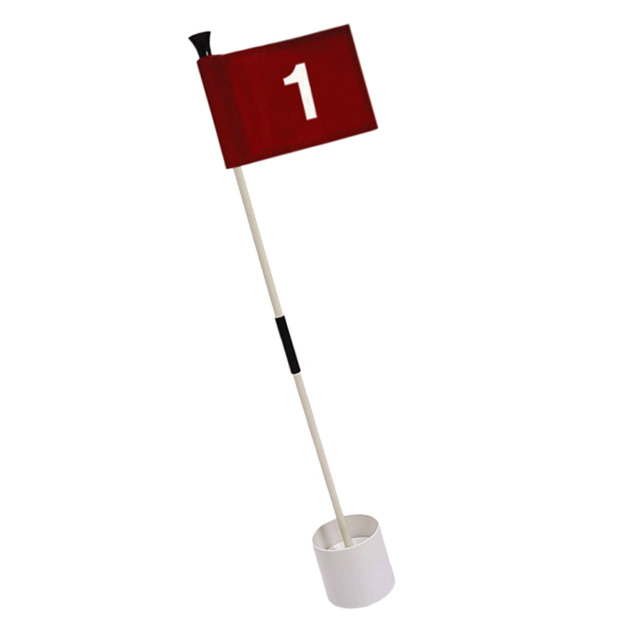 Golf Fahne für Training Leicht zu Tragen mit Abnehmbaren Teilen Satz aus Abs und Glasfaser für Fahnenmast und Golfspiel dem Übungsplatz