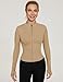LUYAA Jackets for Women Fall Long Sleeve Workout Tops BBL Casual Gym Clothing Outfits Fashion 2023 Cream Coffee XS