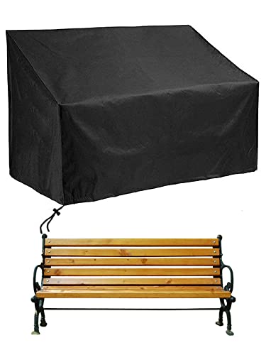 YQYAZL Outdoor Patio Furniture Covers, 2 Seater Garden Bench Cover Waterproof Patio Seat Cover Chair Cover Oxford Cloth Lawn Patio Couch Cover 522635 Inch