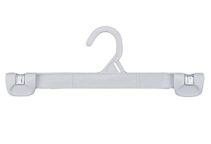 NAHANCO 1681/10W Snap Grip Plastic Hook Skirt/Slack Hanger, 10