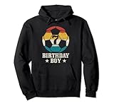 Este genial diseño de fútbol vintage de 7º cumpleaños es el regalo perfecto para niños que aman jugar al fútbol.