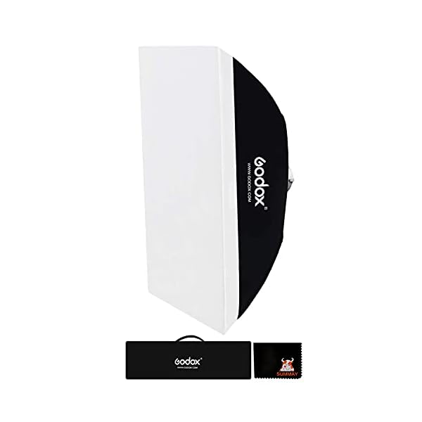 GODOX 14 x 63 Zoll / 35 x 160 Zentimeter Honeycomb Grid Softbox mit Bowens Mount Speedring für Speedlite Studio Flash Monolight-, Portrait- und Produktfotografie (SB-BW50X130)