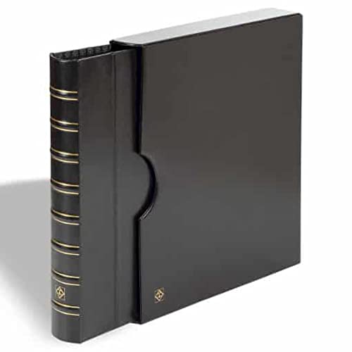 Relieur à anneaux KANZLEI Leuchtturm avec cassette noire pour titres