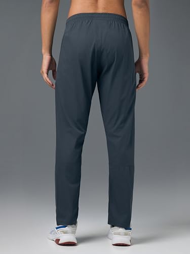 Image of TECHNOSPORT Men's Solid Slim Fit Sports Track Pants with TS LYTRA | Quick-Dry, Moisture-Wicking, UPF 50+ & Odour-Resistant Activewear for Gym, Running & Training