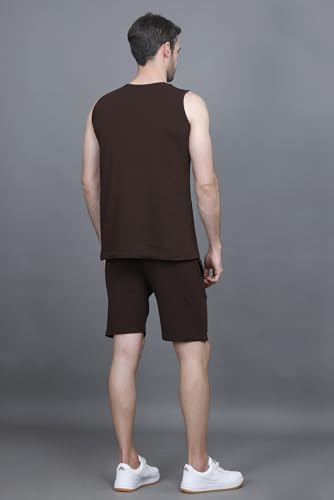 Image of GODFREY Men Co ord Set for Summer Cotton