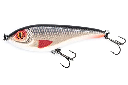 Foto von Mister Tackle Tuvanus 9 cm Angelköder Wobbler Set Jerkbait Slider für Hechtangeln 3 Stück