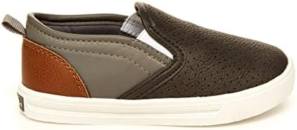 OshKosh B'Gosh Boy's Qiano Slip-On Sneaker, Grey, 10 Toddler | Image 1