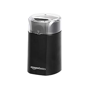 Amazon Basics Elektrische Kaffeemühle Schwarz