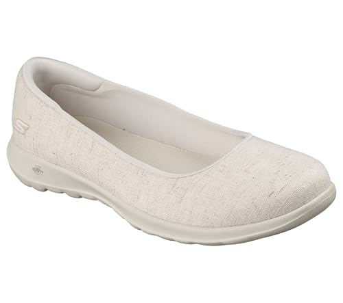 Skechers Women's On-The-Go Go Walk Lite - Susie, Natural, 7.5