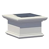 betonpfosten Hochleistungsbeton Pfeiler Kapitell Zaunpfeiler 1020 Pfeiler Trax L x B x H: 55 cm x 55 cm x 22 cm