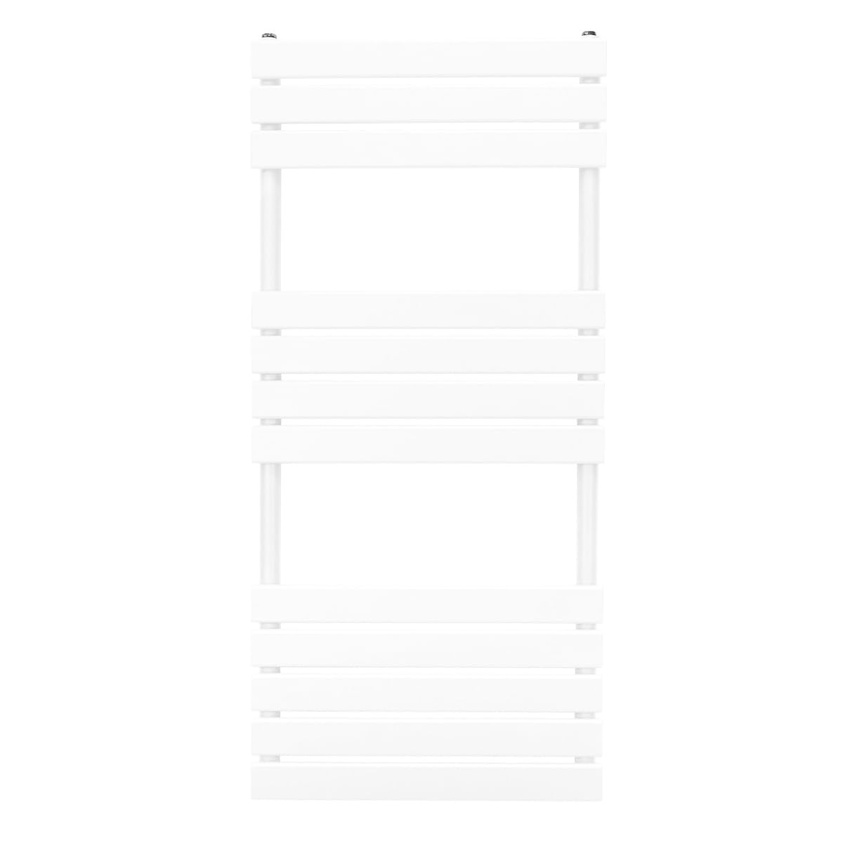 Radiador Toallero Panel plano | 1200 mm x 500m |Blanco | Acero Primera Calidad | Certificado CE: CE y UKCA | Kit de Fijación y Cepillo de Limpieza GRATIS | Calefactor