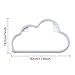 Cloud Neon Signs, LED Neon Light for Wall Decor - Battery or USB Powered Night Light Decoration for Bedroom Aesthetic - Ideal for Teen Girls’ Room, Christmas, Birthdays, and Wedding Parties