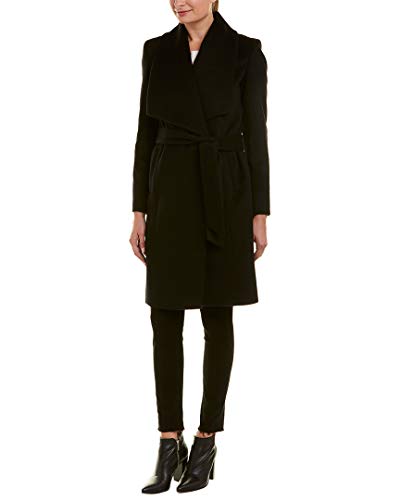Image of Cole Haan Women's Belted Wool Blend Wrap Coat