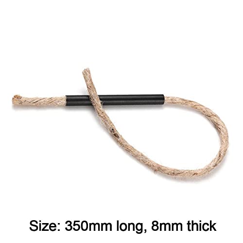 Shaperme 3 Pcs Wick Tinder Tube Survival Tinder Wick Ropes Tinder Tool Tube Wax Fire Infused Starting #TOP1