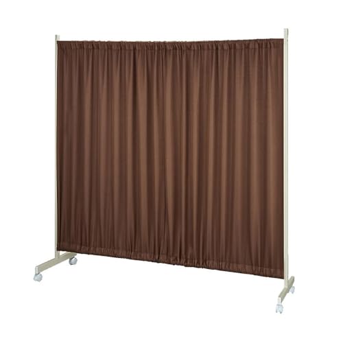 ディノス リビング収納 パーテーション 間仕切り 場所を選ばない伸縮パーテーション ハイタイプ 高さ181cm 幅229cm-304cm(サイズはありません イ:ブラウン)