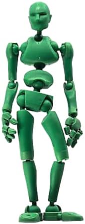 Stickybones デッサン 人形 アクションフィギュア 磁石搭載 アートフィギュア 付き スティッキーボーンズ (クロマキーグリーン)