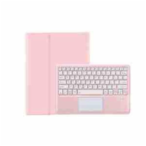 Clavier tactile détachable rose et étui en cuir pour Samsung Galaxy Tab S9 Plus 12.4