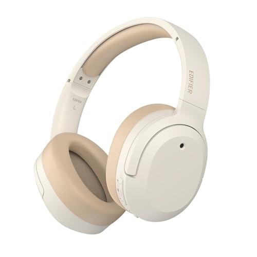 Image of Edifier W820NB Plus Over-Ear Active Noise Cancelling Headphones, Clear Calls with Deep Noise Reduction,Bluetooth Headphones with LDAC for Hi Res Wireless Audio Comfortable Fit,Bluetooth 5.2 (Ivory)