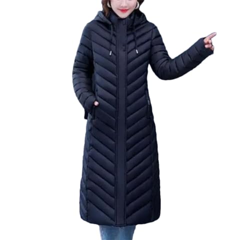 Manteau en duvet de coton pour femmes d'âge moyen contre le froid