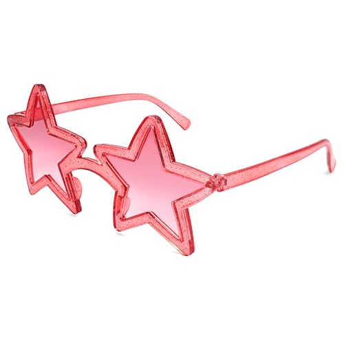 Image of VANLINKER Colorful Star Shape Sunglasses lovely cute sun glasses Party Glasses VL9839