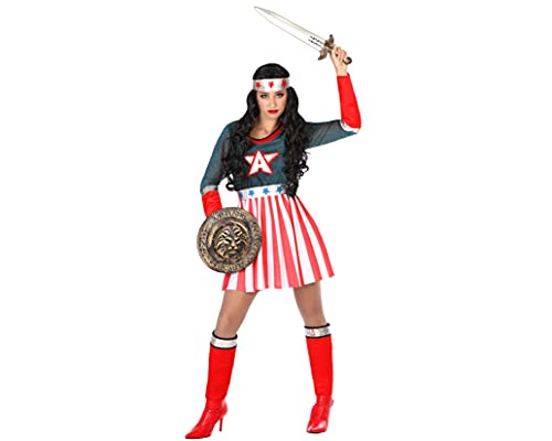 Combinaison comics Captain Atosa de qualité supérieure avec finitions soignées