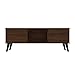 Manhattan Comfort Doyers Mid-Century Modern Living Room TV Stand, 53.15", Brown