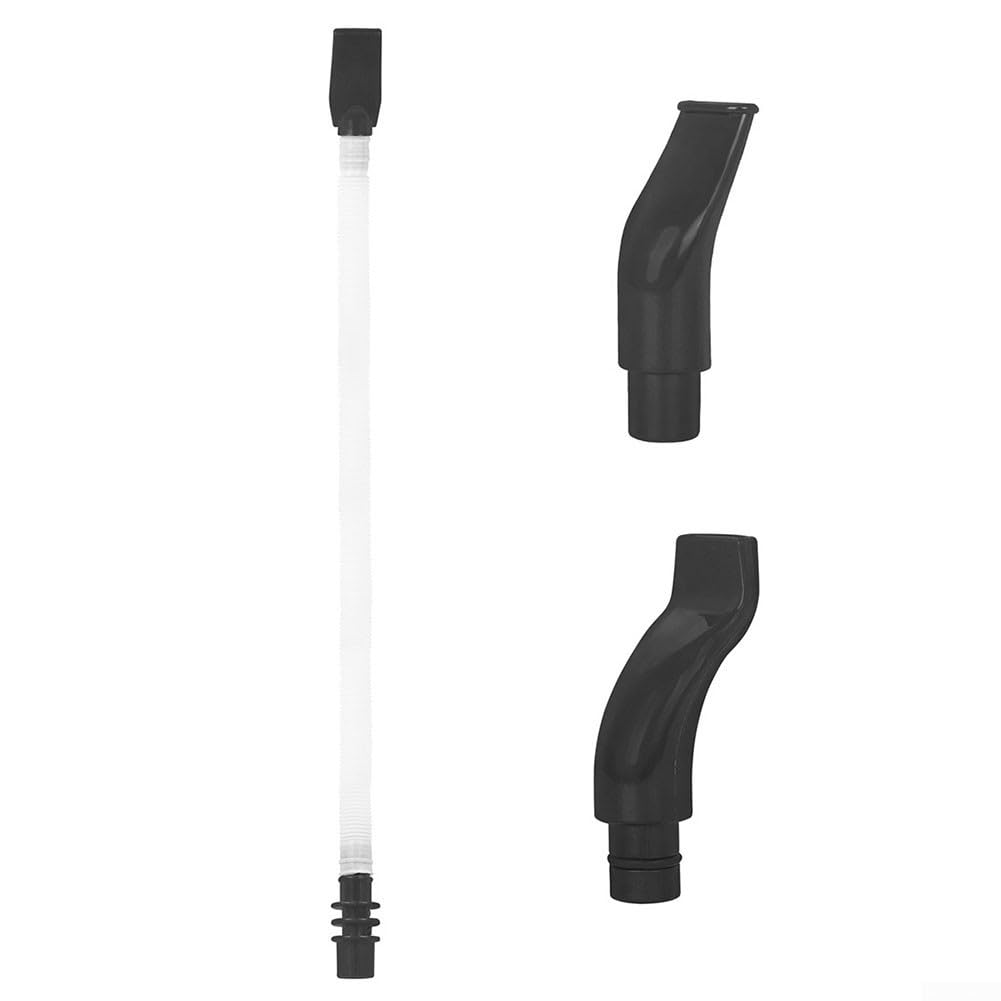 Melodica Tube flexible avec 2 embouchures, tuyau d'air de rechange en plastique ABS pour piano 32/37 touches, tuyau de soufflage hermétique haute stabilité pour accessoires d'instruments de musique