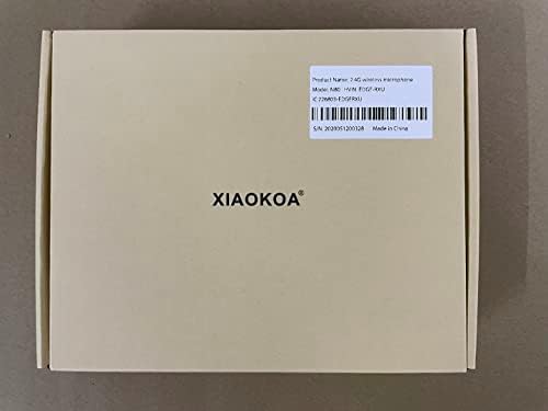 Wireless Microphone Headset for PA System, XIAOKOA 2.4G Wireless Receivers & Transmitters, Headset & Hand-held 2 In 1 Rechargeable Mic for Voice Amplifier, Stage Speaker, Public Speaking and Teaching