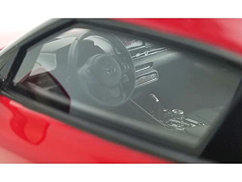 Modelo 1:18 Toyota Supra GR 3.0 Renaissance Red miniatura 2