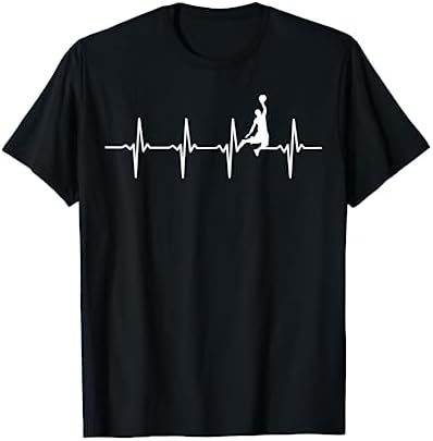 Basketball Heartbeat T-Shirt for basketball players