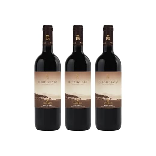 Guado al Tasso Il Bruciato Bolgheri DOC trocken Rotwein Italien inkl. Feinwert E-book (3 x 0.75 l)