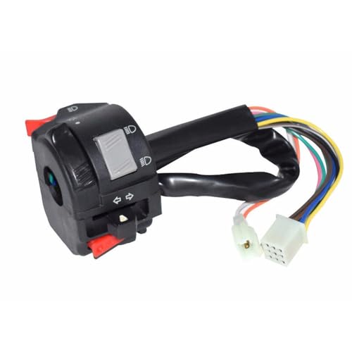 Interrupteur de guidon de moto, commutateur de commande de guidon de moto, montage de signal de faisceau haut et bas pour Suzuki Chopper