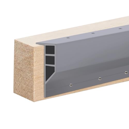 Lunghaa 10-Pack Full Face Dock Bumpers, Grey Heavy-Duty Marine Fender Set, Rub Rail & Piling Protection for Boats/Piers