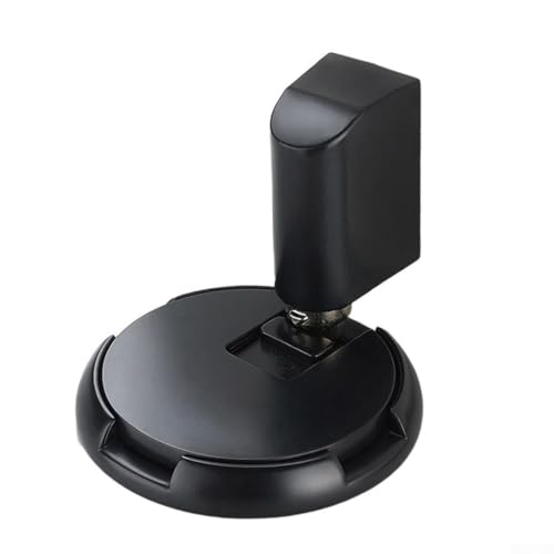 Emiif Fermaporta in lega di zinco di alta qualità, antivento e anti-collisione (nero)