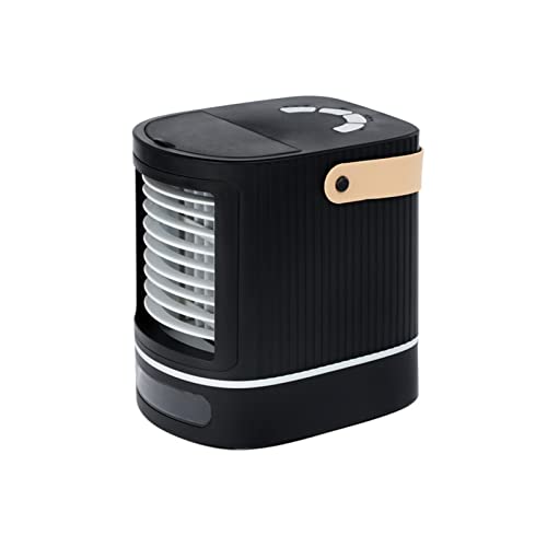 Mini climatiseur portable usb - Ventilateur de bureau bleu et conditionneur de voyage