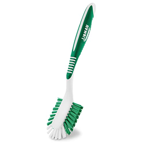 Libman Kitchen Scrub Brush Kit Cleaning Brushes For Household Use Dish Brush Kitchen Brushes For Dishes Scrubbing Brush Long Handle Scrub Brush 3 Different Brushes Included #TOP3