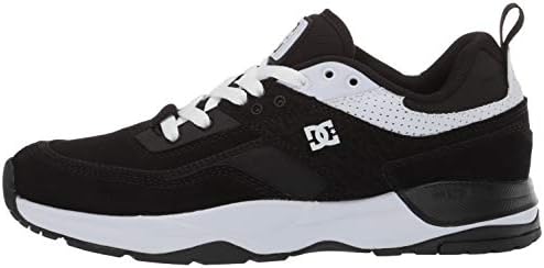 DC Men's E.TRIBEKA Skate Shoe, Black/White, 14 M US | Image 7