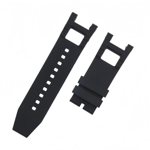 BoBoHome 28mm Negro Caucho Silicona Pulsera Reloj - Resistente Agua Correa Silicona Reloj Blanda para Invicta Subaqua Noma III - Negro 28mm