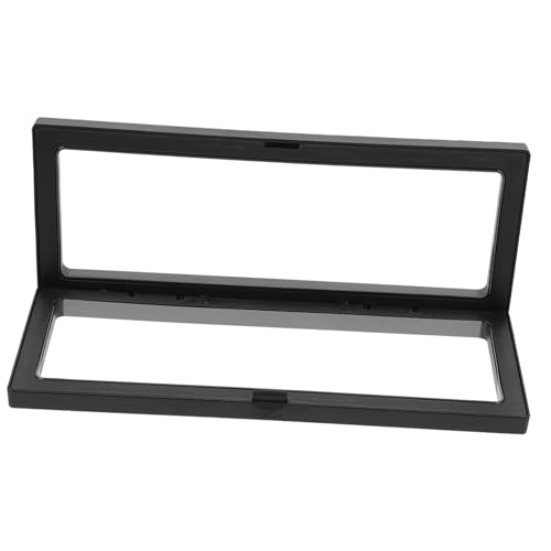 LRXIYODE Espositore Cornice Flottante Trasparente Scatola Portagioie Leggera per Monete Medaglie e Espositiva per Negozio e Casa