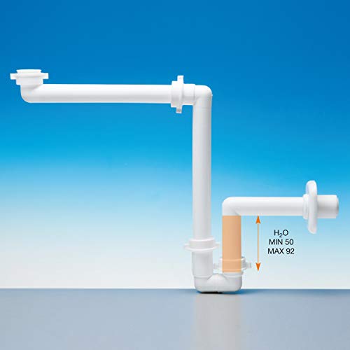 Lira A.1115.01 Siphon für Badezimmer, 1 Zoll / 2,54 cm